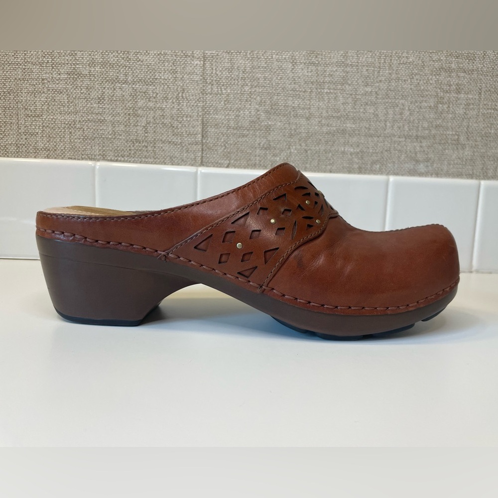Leather Dansko Clogs